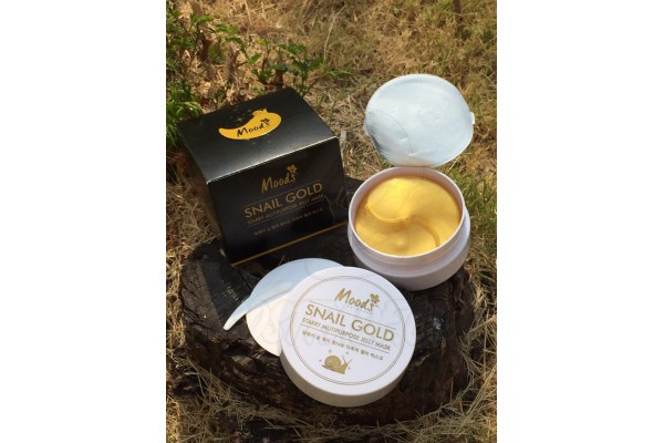 Гидрогелевые патчи для глаз с улиткой и золотом от Belov, Moods Snail Gold Starry Mutipurpose Jelly Mask, 60 патчей