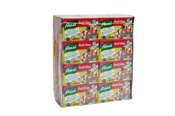 (УПАКОВКА 24 ШТ) Суповые кубики кнорр со вкусом том ям от Knorr Tom Yum Seasoning Cubes 24g x 24pcs (Pack)