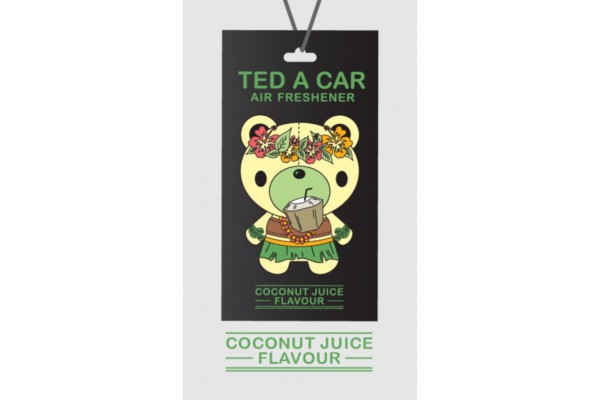 Освежитель воздуха Ted a Car с ароматом Кокосового Сока
