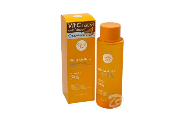 Осветляющий тонер-эссенция для лица с Витамином С от Cathy Doll Whitamin C Brightening Toner & Essence 300 ml