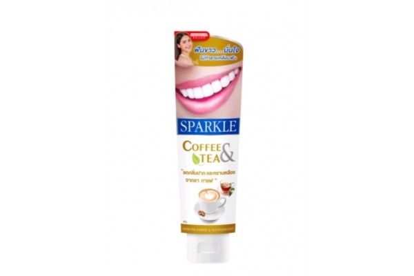 Отбеливающая зубная паста для любителей чая и кофе Sparkle 90 гр