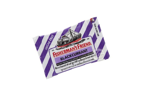 Пастилки Fisherman's Friend без сахара (Черная смородина) 25 гр