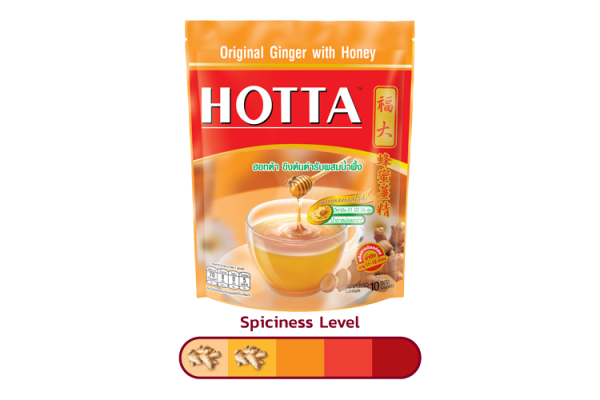 Полезный напиток с имбирем с добавлением меда от Hotta Ginger Tea Original with Honey 180g