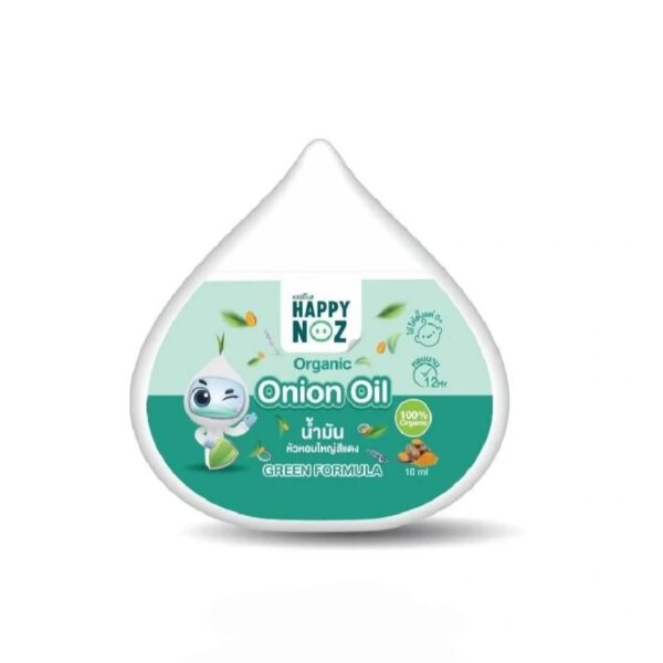 Эфирное масло от заложенности носа с луковым маслом Зеленая формула от Happy Noz Onion Oil Green Formula 10 мл  1