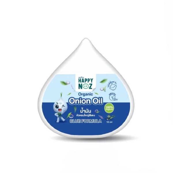 Эфирное масло от заложенности носа с луковым маслом Синяя формула от Happy Noz Onion Oil Blue Formula 10 мл
