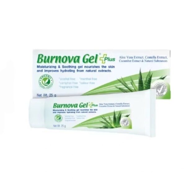 Успокаивающий гель с Алоэ Вера от ожогов и акне от Burnova Gel Plus 25 гр