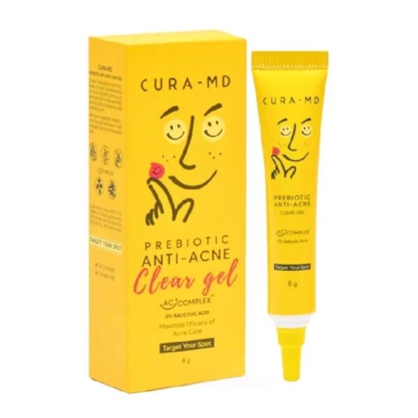 Гель от акне с пребиотиками и салициловой кислотой Cura MD Clear Gel Probiotic Anti-Acne 8 гр